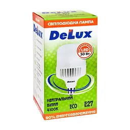 Лампочка Delux BL 80 30w 4100K (90020575 90015672) - мініатюра 2