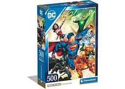 Пазл Clementoni Ліга Справедливості, DC Comics (DC Comics Justice League Puzzle - 500 pcs.), 500 ел. (35531)