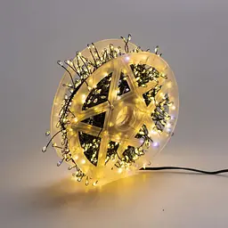 Гірлянда-нитка GarlandoPro Хвойна лапа 640 LED 30 м, жовто-блакитний (D1750Y) - мініатюра 6