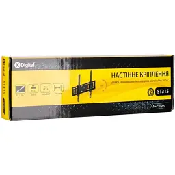 Підставка під ТВ X-DIGITAL STEEL ST315 Black(5988309) - мініатюра 1