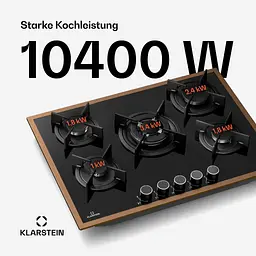 Варильна поверхня газова Klarstein Klarstein Lumiflame (10046710) - мініатюра 2