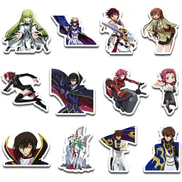 Стикерпак набір наклейок G-Toys Code Geass 45 шт. (SP CG 01) - мініатюра 5