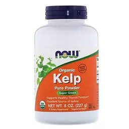 Йод Organic Kelp Pure Powder 227 g NOW vit0005816
