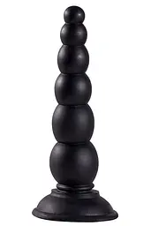 Анальна пробка Menz Stuff Beaded Probe 16.5 см (чорний)