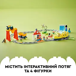 Конструктор LEGO DUPLO Town Великий інтерактивний громадський потяг 103 деталі (10428) - мініатюра 11