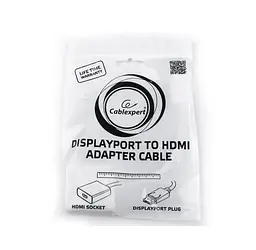 Конвертер-перехідник Cablexpert ADPM-HDMIF DisplayPort Male - HDMI Female - мініатюра 2