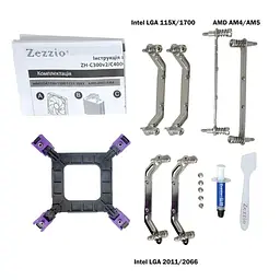 Кулер для процесора Zezzio ZH-500K ARGB Ultra Fan (ZH-500K ARGB Ultra Fan) - мініатюра 6