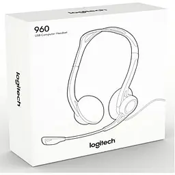 Навушники Logitech PC 960 Stereo Headset USB (981-000100) - мініатюра 9