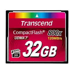 Карта пам'яті Transcend 32GB 800x (TS32GCF800)