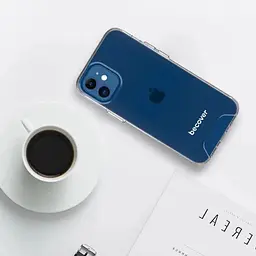 Чохол-накладка BeCover Space Case для Apple iPhone 12 / 12 Pro Transparancy (707793) - мініатюра 5