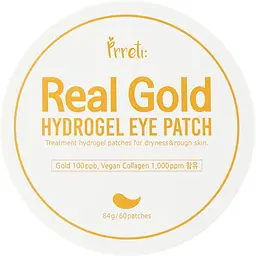 Гідрогелеві патчі для очей Prreti Real Gold Hydrogel Eye Patch 60 шт. - мініатюра 2