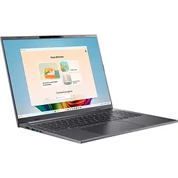 Ноутбук ACER Aspire 16 AI OLED A16-61M-R3B6, AMD Ryzen AI 5 330 до 4.5GHz, 16" WUXGA, 16GB, SSD 1TB, AMD Radeon 820M, Free Dos - мініатюра 2