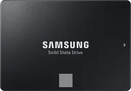 Твердотільний накопичувач SSD 500Gb, Samsung 870 Evo, SATA3, 2.5", MLC (3-bit), 560/530 МБ/с (MZ-77E500B)