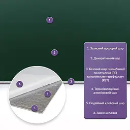Самоклеюча стінова PET плитка Sticker Wall 900х400х2мм SW-00002252 - мініатюра 2