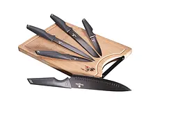 Набір ножів із 6 предметів Metallic Line Carbon Pro Edition Berlinger Haus kuh0008977 - мініатюра 1