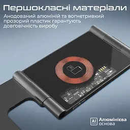 Зарядний пристрій Promate AuraFold-Trio Black (AuraFold-Trio) - мініатюра 5