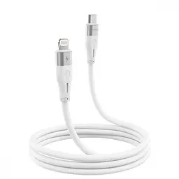 Кабель Proove Soft Silicone Type-C to Lightning 27W (1m) white - мініатюра 3