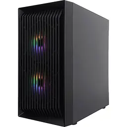 Корпус 1stPlayer BS-2-BK-3F1 Black [134425] - мініатюра 3
