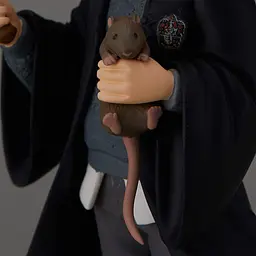 Фігурка Harry Potter Q Posket Ron Weasley With Scabbers (Гаррі Поттер) - мініатюра 5