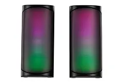 Акустична система 2E PCS231 RGB Matrix, 2.0, USB, Black - мініатюра 5