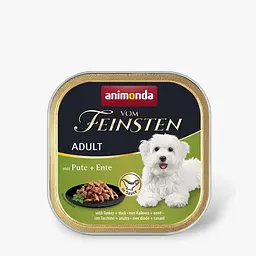 Вологий корм для собак Animonda Vom Feinsten Adult with Turkey + duck з індичкою та качкою 150 г (арт.AM-82310)