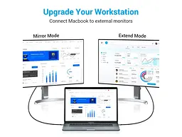 Кабель USB Type-C Vention USB Type-C to HDMI v2.0 1.5m Grey (CRBBG) - мініатюра 10