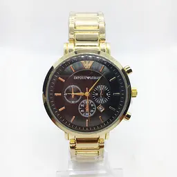 Наручний годинник чоловічий No Brand Emporio Armani Золотистий (IBW375YB)