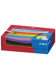 Гуаш FABER CASTELL 6 кол. 20 мл темпера (121040)