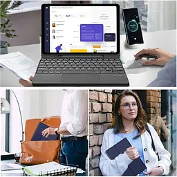 Чохол-книжка BeCover з бездротовою клавіатурою для Xiaomi Redmi Pad SE 11" Deep Blue (712396) - мініатюра 5