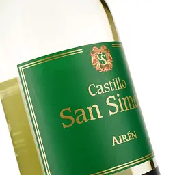 Вино Castillo San Simon Airen, біле, сухе, 11%, 0,75 л (27254) - мініатюра 3