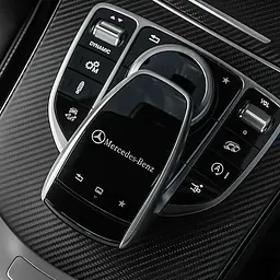 Наклейка з логотипом Mercedes метал, на клейкій стрічці 1шт (універсальна) - мініатюра 6