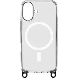 Чохол ArmorStandart Crossbody Air MagSafe Rope для Apple iPhone 16 Clear (ARM86376) [169773]