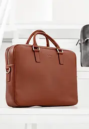 Шкіряна ділова сумка Briefcase 2.0 світло-коричневий - мініатюра 5