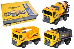 Іграшкова машинка вантажівка будівельна техніка інерційна City Working Truck Cars JS201 в коробці р.41х29х12, 5см