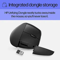 Комп'ютерна миша HP 920 Ergonomic Vertical WL/BT чорний teh0014074 - мініатюра 6