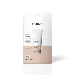 Відновлювальний бальзам для губ Repair Lip Balm RE.CARE 15 мл - мініатюра 2