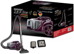 Пилосос контейнерний 4 л Zepline ZP-6804 червоний - мініатюра 2