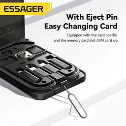 Комплект адаптерів Essager geometric multifunctional data cable storage box (ECJHZ-JH01-P) - мініатюра 4