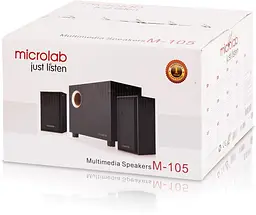 Акустична система Microlab 2.1 M-105 10Вт Black (M-105) - мініатюра 5