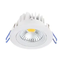 Світильник стельовий Brille LED врізний LED-170/5W WW WH 32-188