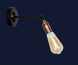 Бра настінне Levistella 752WC1705-1, E27, 60W, чорний метал, сучасний стиль - мініатюра 2