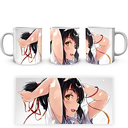 Кухоль GeekLand Your Name Твоє Ім'я Міцуха YN 17 330 мл білий - мініатюра 3