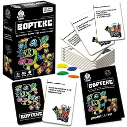 Карткова гра "Вортекс" VT5903-01, 50 карток 10 жетонів - мініатюра 3