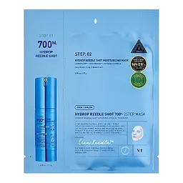 Двоетапна тканинна маска для обличчя зі спекулами Hydrop Reedle Shot VT Cosmetics 1 шт