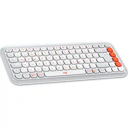 Клавіатура Logitech POP Icon Keys Bluetooth UA Off-White [920-013072] [118956] - мініатюра 3