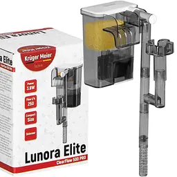 Каскадний фільтр Kruger Meier Lunora Elite 500 зі скіммером для акваріумів 15–35 літрів - мініатюра 2