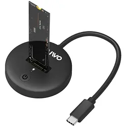 Док-станція для накопичувачів Maiwo M.2 NVMe/SATA SSD to USB3.2 Gen2 USB-C 10Gbps (K1698P2)