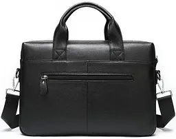 Чоловіча сумка для ноутбука й документів чорна SK N76955 Tiding Bag - мініатюра 8