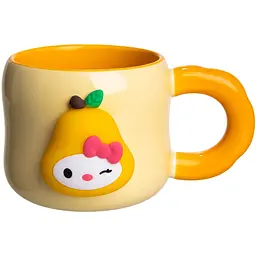 Чашка порцелянова Yiwu Sanrio 400 мл з магнітом бежевий Yiwu FM-37A