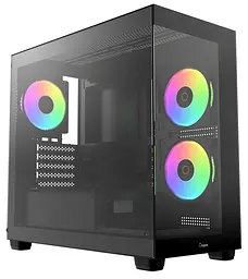 Корпус OCYPUS GAMMA C52 BK ARGB (GAMMA-C52-BKD300XX-GL) Без БП